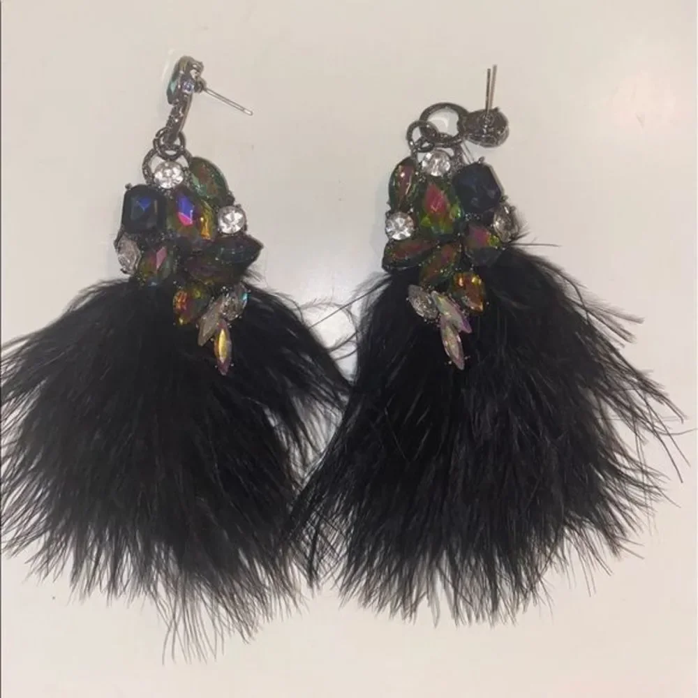 Allie Beads fur earrings